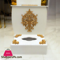 Fancy Dustbin And Tissue Box Set 2 Pc