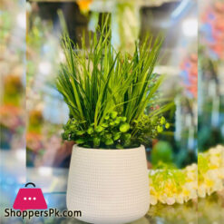 Fiber Pot Indoor Table Decor Planter