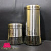Glass And Stainless Steel Canister Set Airtight Canister Jars Set 2-Piece Set