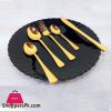 Golden Table Spoon 6 Pcs Set