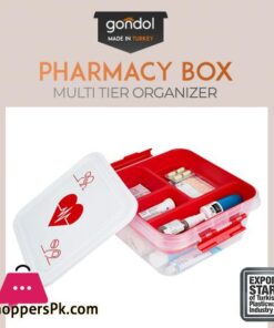 Pharmacy Box First Aid and Home Pharmacy Plastic Storage
