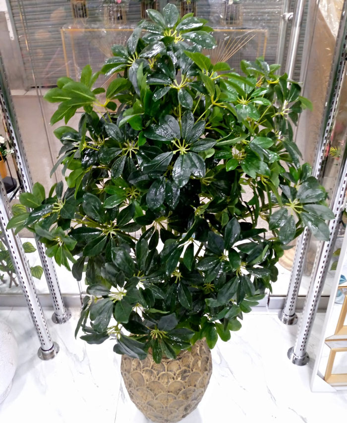 Home Decor Artificial Floor Planter Dora Plant With Unbreakable Pot - 4.5 Feet