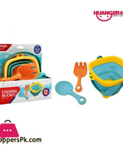Huanger Folding Basket For Kids Beach Toys