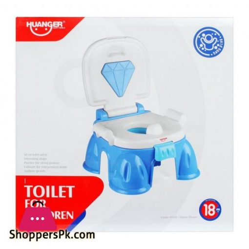Huanger Toilet For Children With Music Blue 18m HE0806