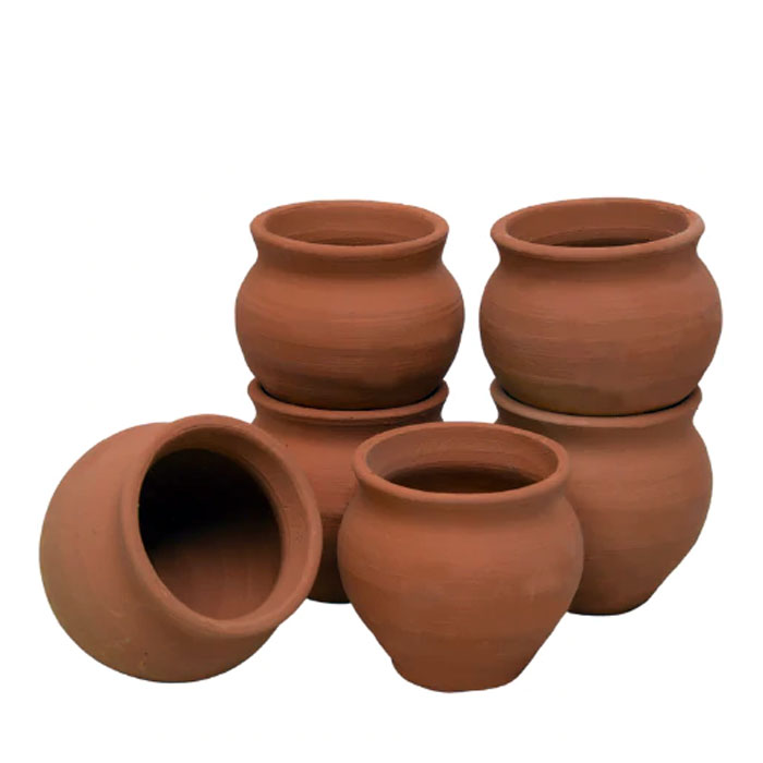 Majestic Clay Tandoori Chai 12 Pcs Pots