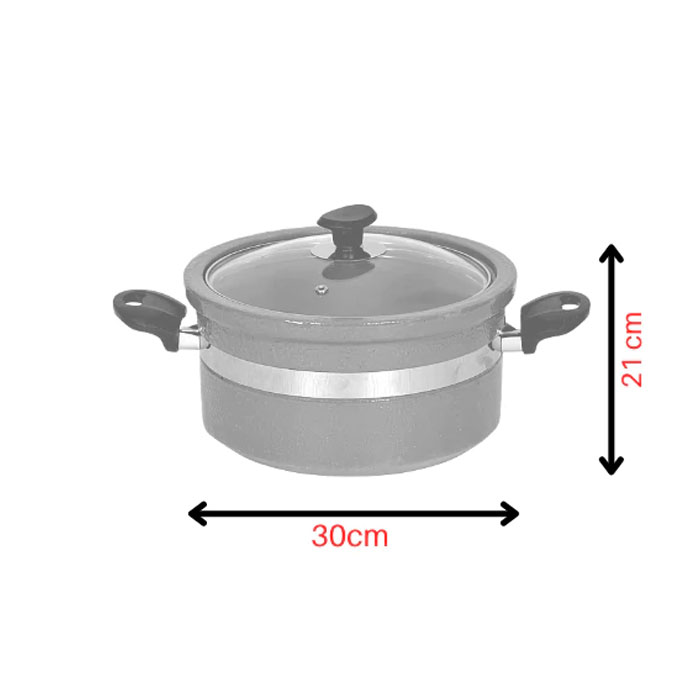 Majestic Flat Clay Handi