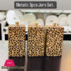 Mettalic Jar Set Of 3 Pcs