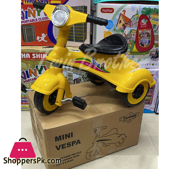 Mini Vespa For Kids High Crystal Plastic Made For 2-6 Years Kids