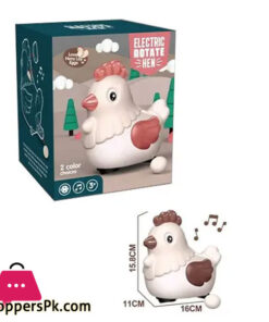 Musical Electric Rotate Hen Toy 16 CM