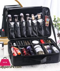 New Professional Makeup Organizer Cosmetic Case Bolso Mujer Cosmetic Bag Large Capacity Storage Case Multilayer SuitcaseCosmetic Bags Cases