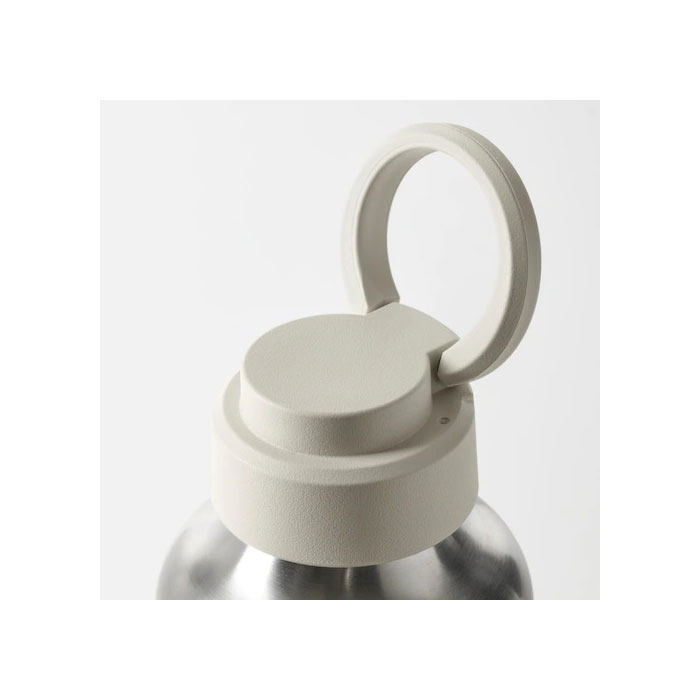 Nkelsparig Water Bottle Stainless Steel - Beige