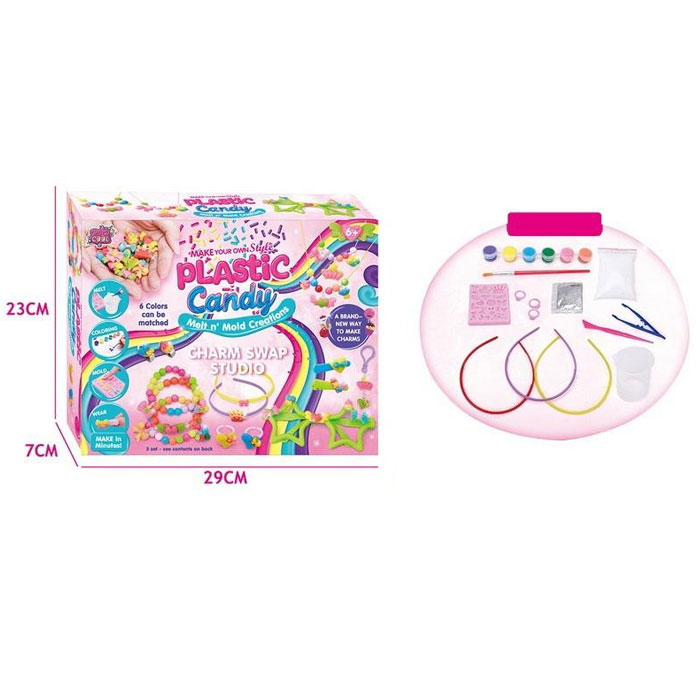 Plastic Candy Melt And Mold Creation For Kids