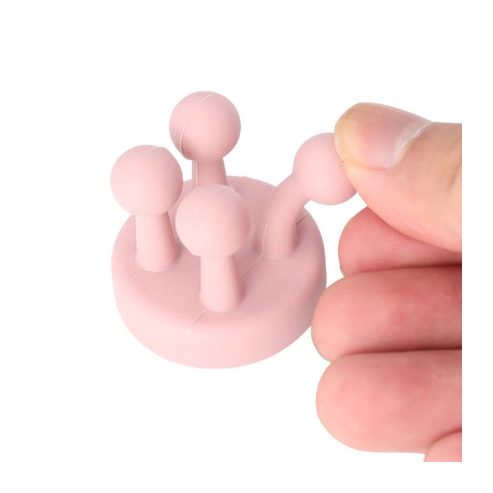 Silicone Toothbrush Holder Multi Function Utility Hooks