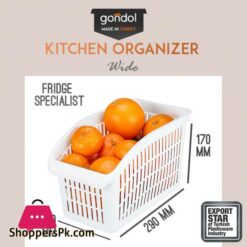 Space Saving Compact Kitchen Organizer Ideal for fridge storage Wide G116