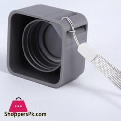 Hot Sales Sport Square Tea Milk Fruit Water Cup 480Ml Transparent Drink Bottle With Ropewater Bottles