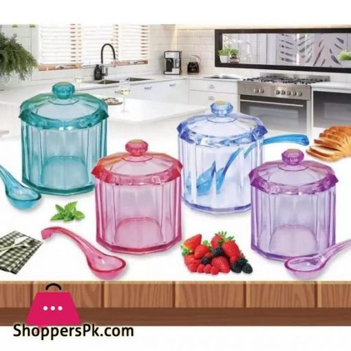 Buy Hot Sale Sugar Bowl Acrylic box spice jar seasoning salt shaker pot cans By AMZ Traders