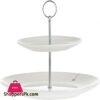 Symphony 2 Tier Round Cake Standwhite