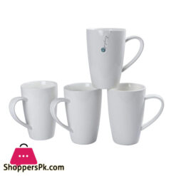 Symphony Alfresco Maxi Mug 4 Pcs Set 400ml White Set of 4 - SY4272