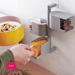 Rotating Seasoning Storage Boxes Spice Jar Condiment Box Spices Storage Wall Hanging Kitchen Organizer Kitchen Accessories 10 1Pc Rotating Seasoning Storage Boxes Spice Jar Condiment Box Spices Storage Wall Hanging Kitchen Organizer Kitchen Accessoriesspice Pepper Shakers