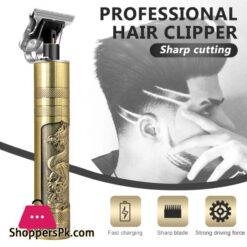 1Pc T9 Hair Clipper Buddha Head Electric Clipper Wireless Trimmer Tube Hair Cutting Machine