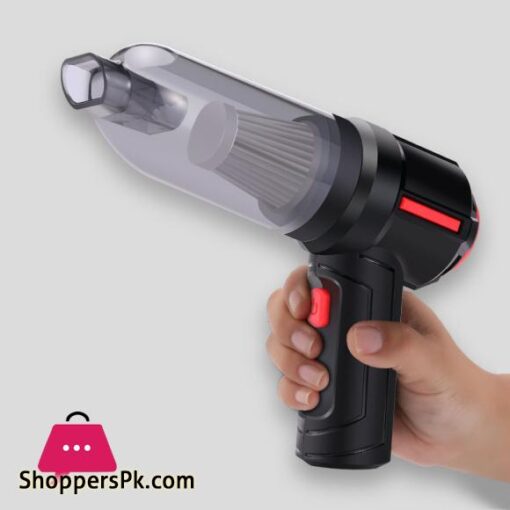 2 IN 1 Vacuum Cleaner & Cordless Air Blower Handheld 6000Pa Mini Air Duster Electric Cleaner Tool for Car Home Computer Keyboard