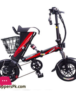 2022 MINI E bike Folding Electric Bike 48V12A Lithium Battery 350W Electric Bicycle Scooter Bike