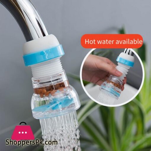 360 Adjustable Flexible Kitchen Faucet Tap Extender Splash-Proof Water Filter Outlet Head Water Saving Sprayer Filter Diffuser
