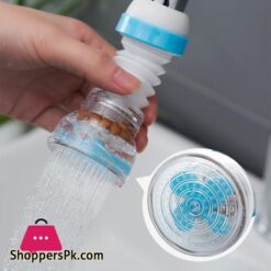 360 Adjustable Flexible Kitchen Faucet Tap Extender Splash-Proof Water Filter Outlet Head Water Saving Sprayer Filter Diffuser