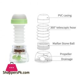 360 Adjustable Flexible Kitchen Faucet Tap Extender Splash-Proof Water Filter Outlet Head Water Saving Sprayer Filter Diffuser