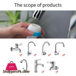 360 Adjustable Flexible Kitchen Faucet Tap Extender Splash-Proof Water Filter Outlet Head Water Saving Sprayer Filter Diffuser