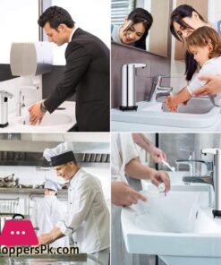 Soap Dispenser Qhc Kock Automatic 250Ml Premium Touchless Battery Operated Electric Automatic Soap Dispenser Stainless Steel W2 Smart Sensors Base For Bathroom Kitchen 304 Stainless Steelabs