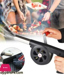 BBQ Air Blower Fan Portable Hand Crank Air Blower Grill Picnic Camping Cooking Stove Accessories Outdoor Barbecue Fire BlowerBBQ Blowers