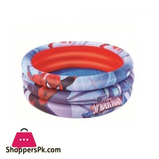 98018 inflatable pool 122x30 cm Bestway Spiderman 3 ringsSwimming Pool