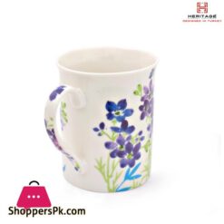 Blue Leaf Flower Mugs 1 Pc