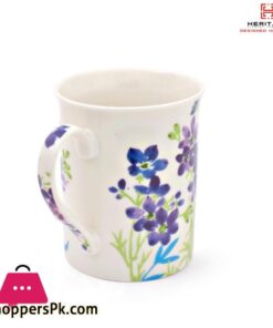 Blue Leaf Flower Mugs 1 Pc