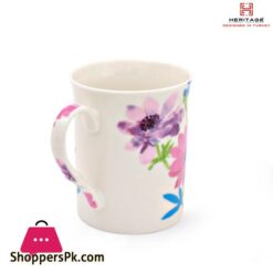 Blue Leaf Flower Mugs 1 Pc