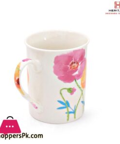 Blue Leaf Flower Mugs 1 Pc