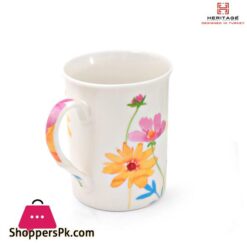 Blue Leaf Flower Mugs 1 Pc