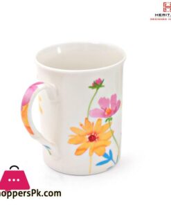 Blue Leaf Flower Mugs 1 Pc