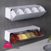 Condiment Box Kitchen Utensils One Multi Grid Spice Jar Combination 4 Grid Wall Mounted Salt Sugar Msg Storage Seasoning Box
