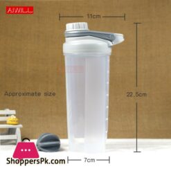 Aiwill 700Ml Creative Shake Bottle Plastic Sports Bottles Portable Protein Powder Mixing Gift Outdoor Water Bottle Bpa Freeshaker Bottles