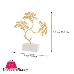 1Pc Fashion Pine Adornment Decorative Home Supply Desktop Craft Goldenartificial Plants