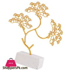 1Pc Fashion Pine Adornment Decorative Home Supply Desktop Craft Goldenartificial Plants