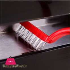 Gas Stove Brush Household Kitchen Stove Special Cleaning Brush Range Hood Degreasing Decontamination Brush Nylon Brush Iron 3Pcs