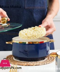 Gold Inray Instant Noodle Bowl Ceramic Nordic Eramic Ramen Bowl Large Soup Bowl Noodle Bowl Household Beef Noodle Bowl with LidBowls