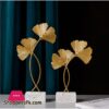 Golden Ginkgo Leaf Model Iron Tv Cabinet Decor Leaf Console Cabinet Decorationfigurines Miniatures