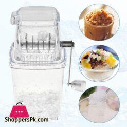 Hand-Crank Ice Crusher Ice-Maker Machine Clear Ice Crusher For Home Use 14 Home X Hand Crank Ice Crusher Ice Maker Machine Clear Ice Crusher For Home Use 9 12 L X 5 W