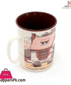 Heritage European Houses Print 250Ml Mugs Set ( Set Of 6) 24 Heritage Casa Set Of 6 Mugs