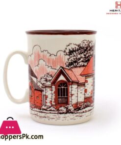 Heritage European Houses Print 250Ml Mugs Set ( Set Of 6) 17 Heritage Casa Set Of 6 Mugs