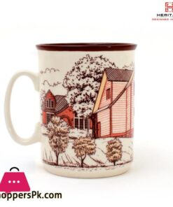 Heritage European Houses Print 250Ml Mugs Set ( Set Of 6) 18 Heritage Casa Set Of 6 Mugs